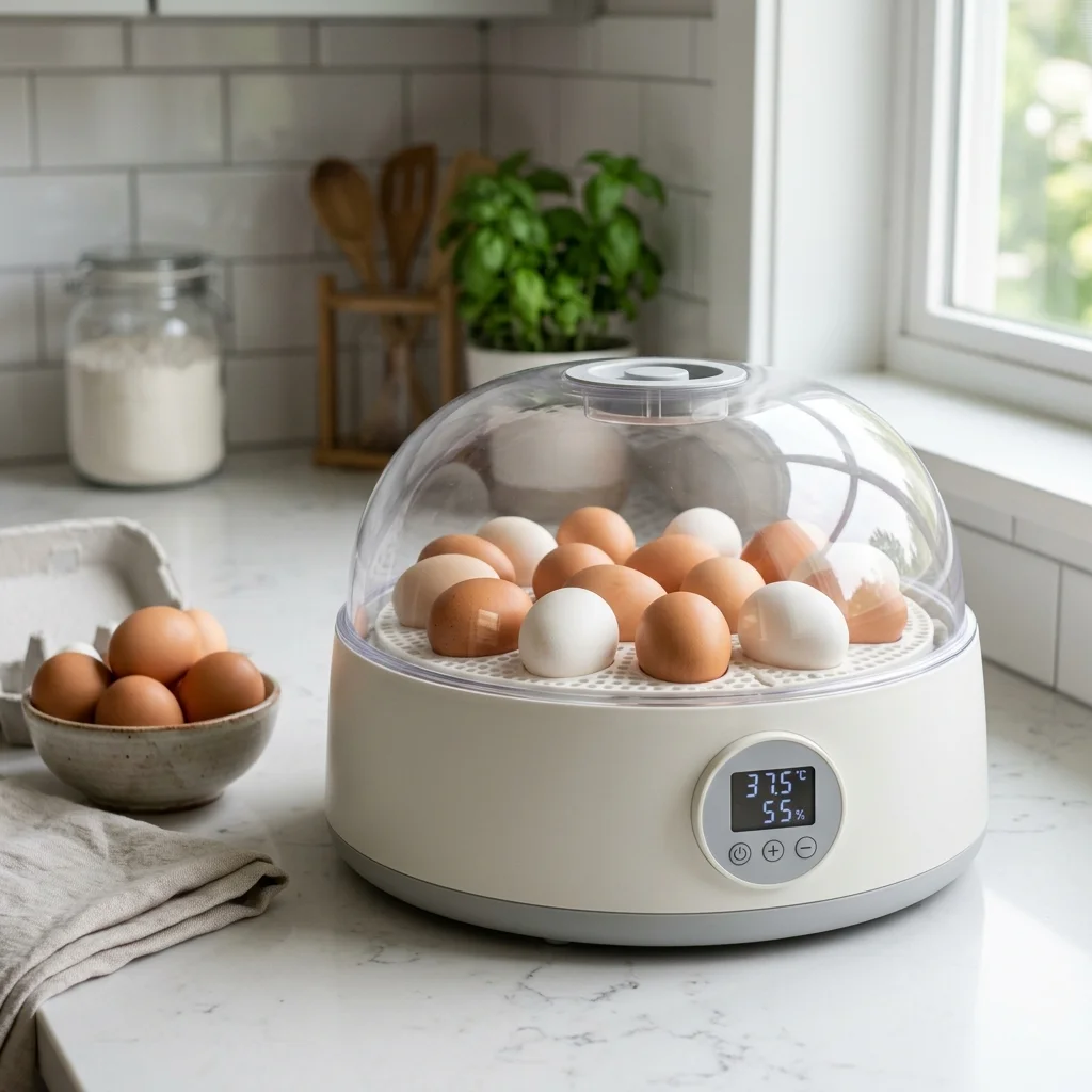 Incubator equipment arranged for setup and testing